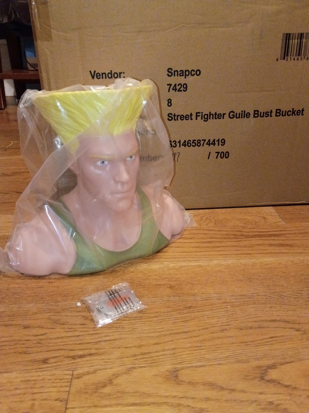 Street Fighter Movie 2026 Guile Bust Popcorn Bucket Regal Theater New In Plastic